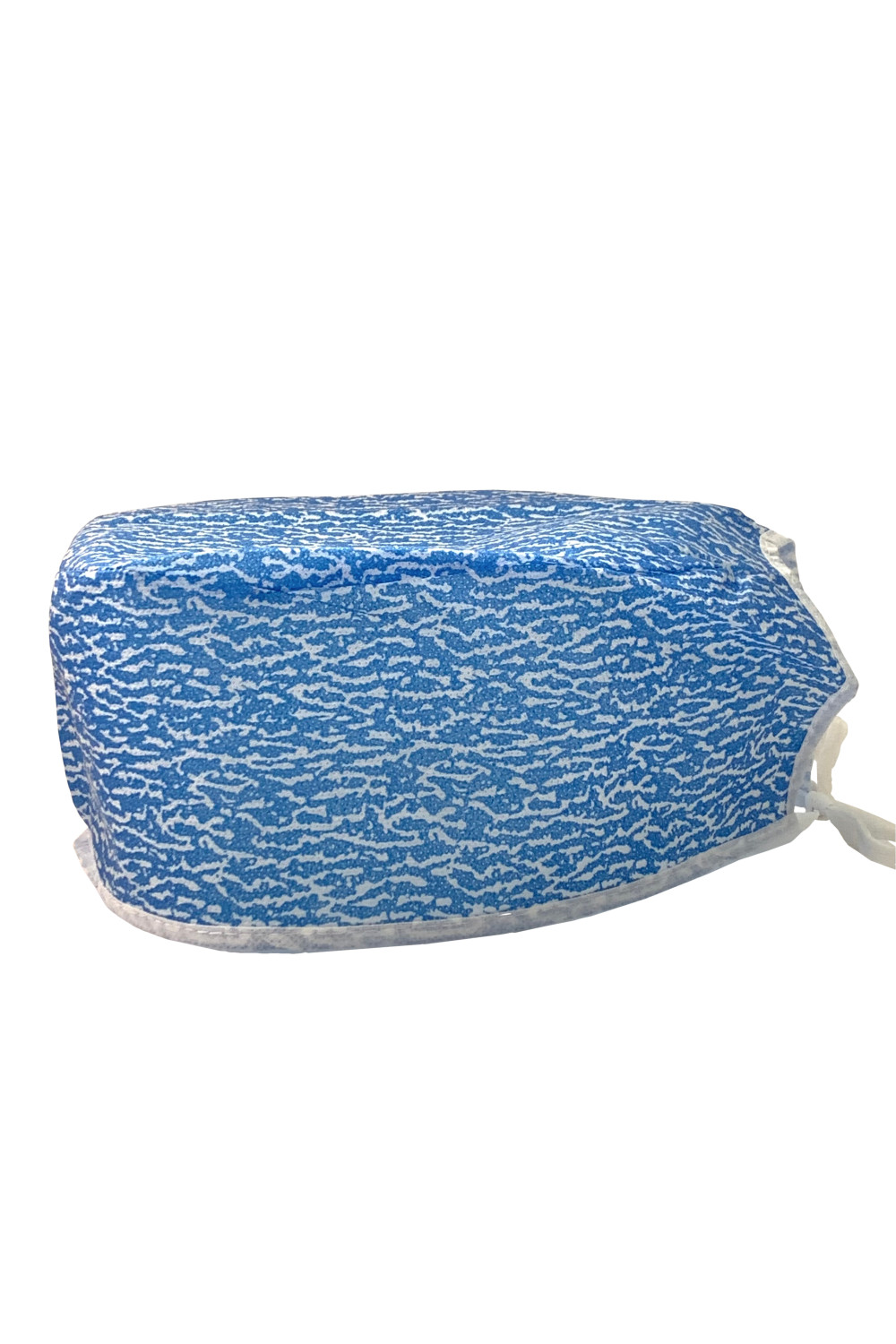 Czepek medyczny jednorazowy flizelinowy chirurgiczny ochronny wzór błękitna zebra czepek wzorzysty czepek we wzorki