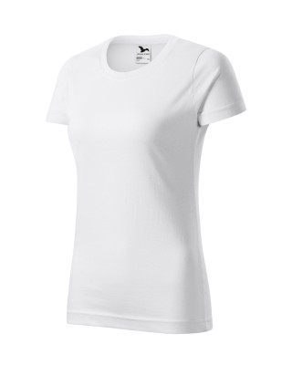 BASIC 134 MALFINI Koszulka damska 100% bawełna t-shirt biały