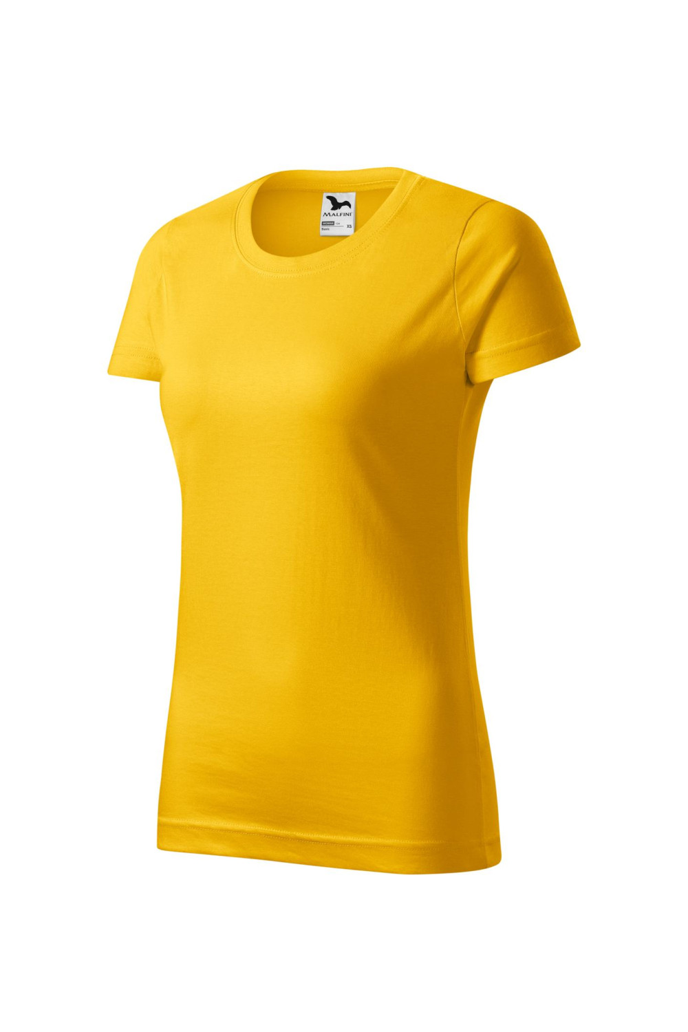 BASIC 134 MALFINI Koszulka damska 100% bawełna t-shirt żółty