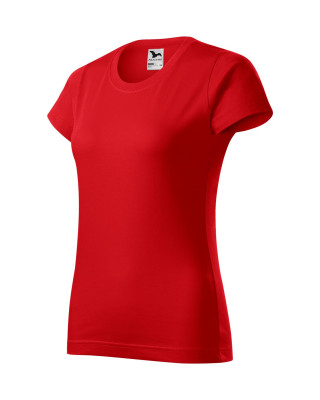 BASIC 134 MALFINI Koszulka damska 100% bawełna t-shirt czerwony