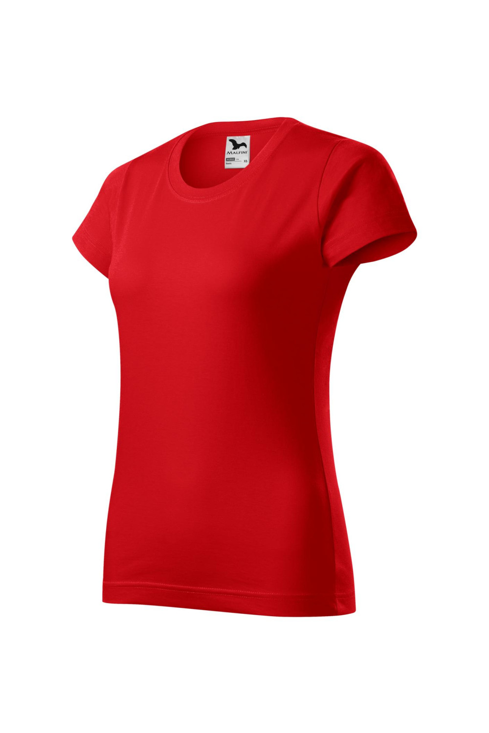 BASIC 134 MALFINI Koszulka damska 100% bawełna t-shirt czerwony