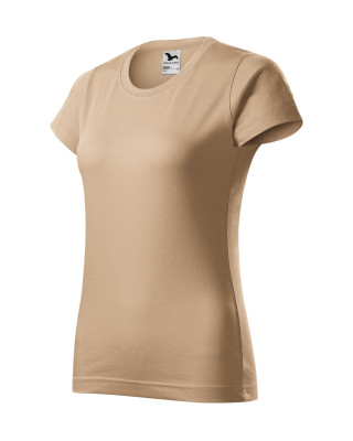 BASIC 134 MALFINI Koszulka damska 100% bawełna t-shirt piaskowy