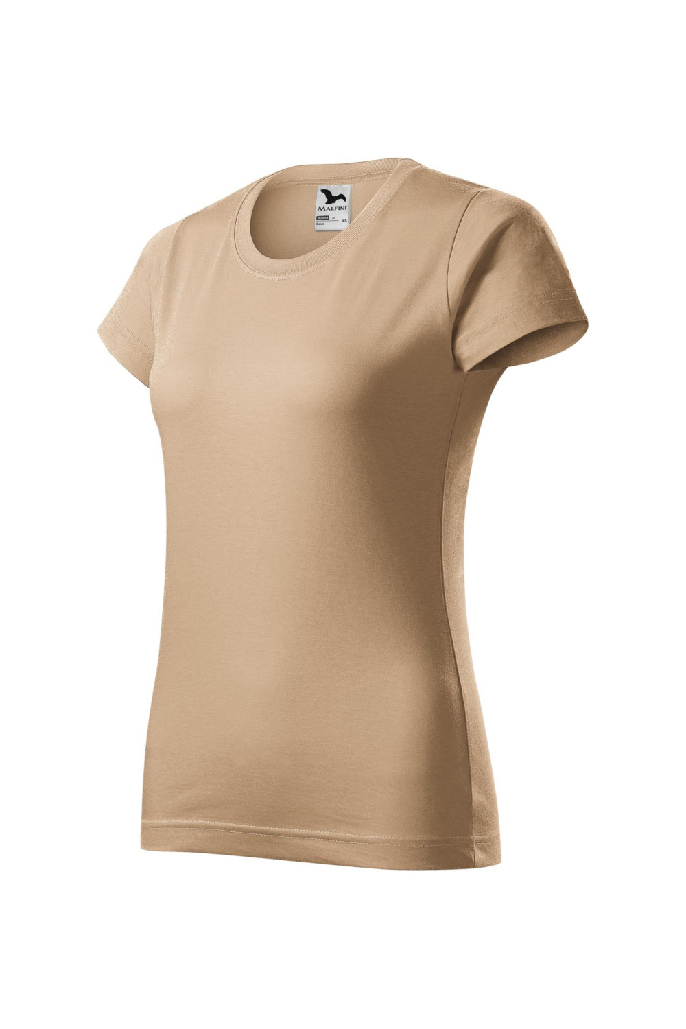 BASIC 134 MALFINI Koszulka damska 100% bawełna t-shirt piaskowy