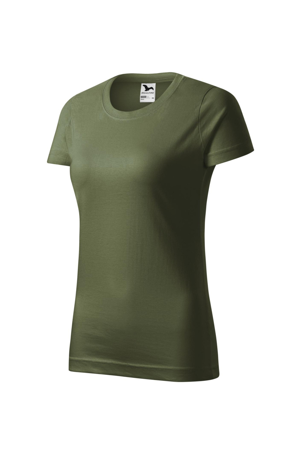 BASIC 134 MALFINI Koszulka damska 100% bawełna t-shirt khaki