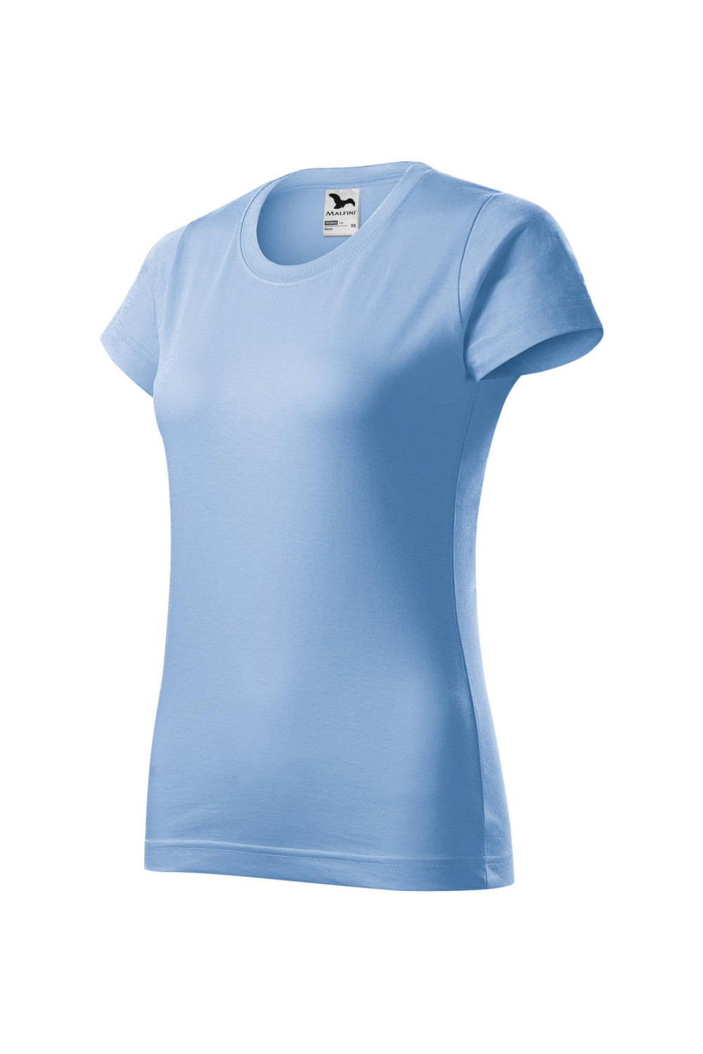 BASIC 134 MALFINI Koszulka damska 100% bawełna t-shirt błękitny