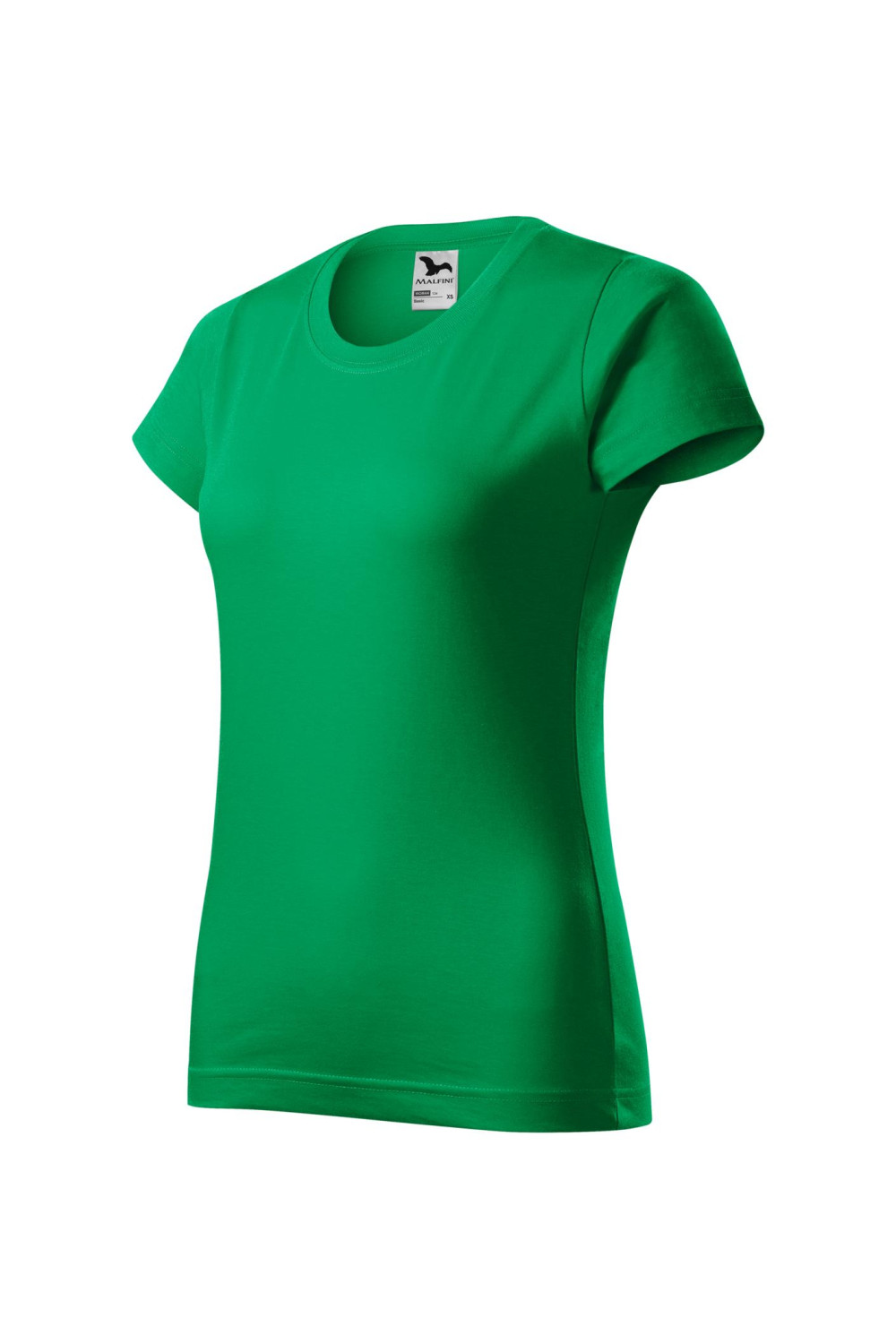 BASIC 134 MALFINI Koszulka damska 100% bawełna t-shirt zieleń trawy