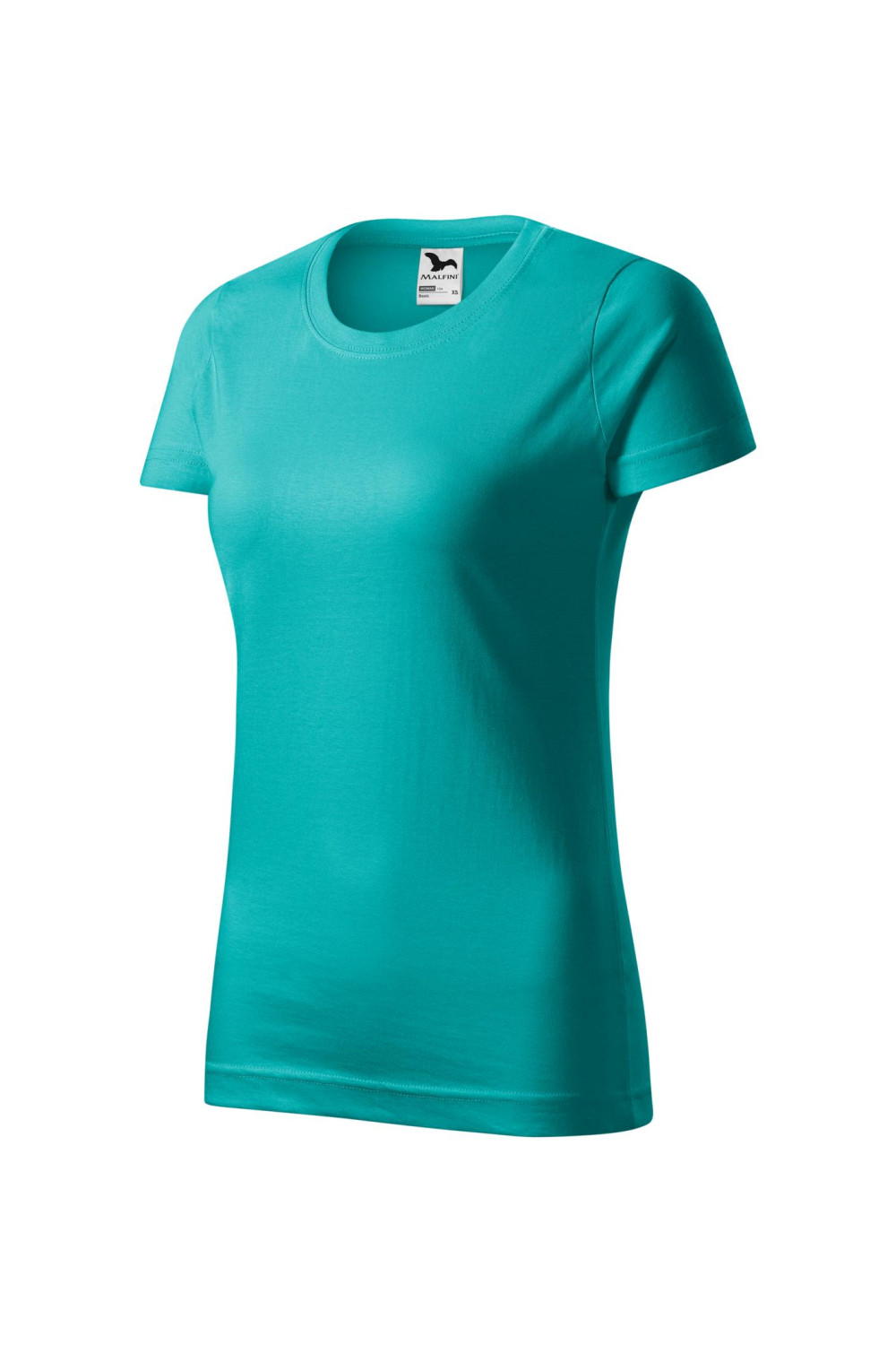 BASIC 134 MALFINI Koszulka damska 100% bawełna t-shirt szmaragdowy