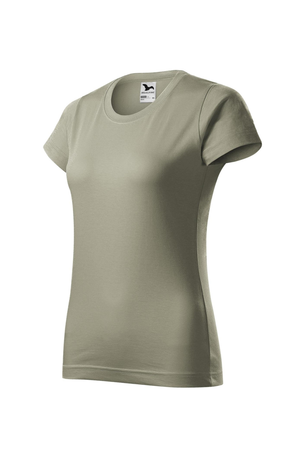 BASIC 134 MALFINI Koszulka damska 100% bawełna t-shirt jasny khaki