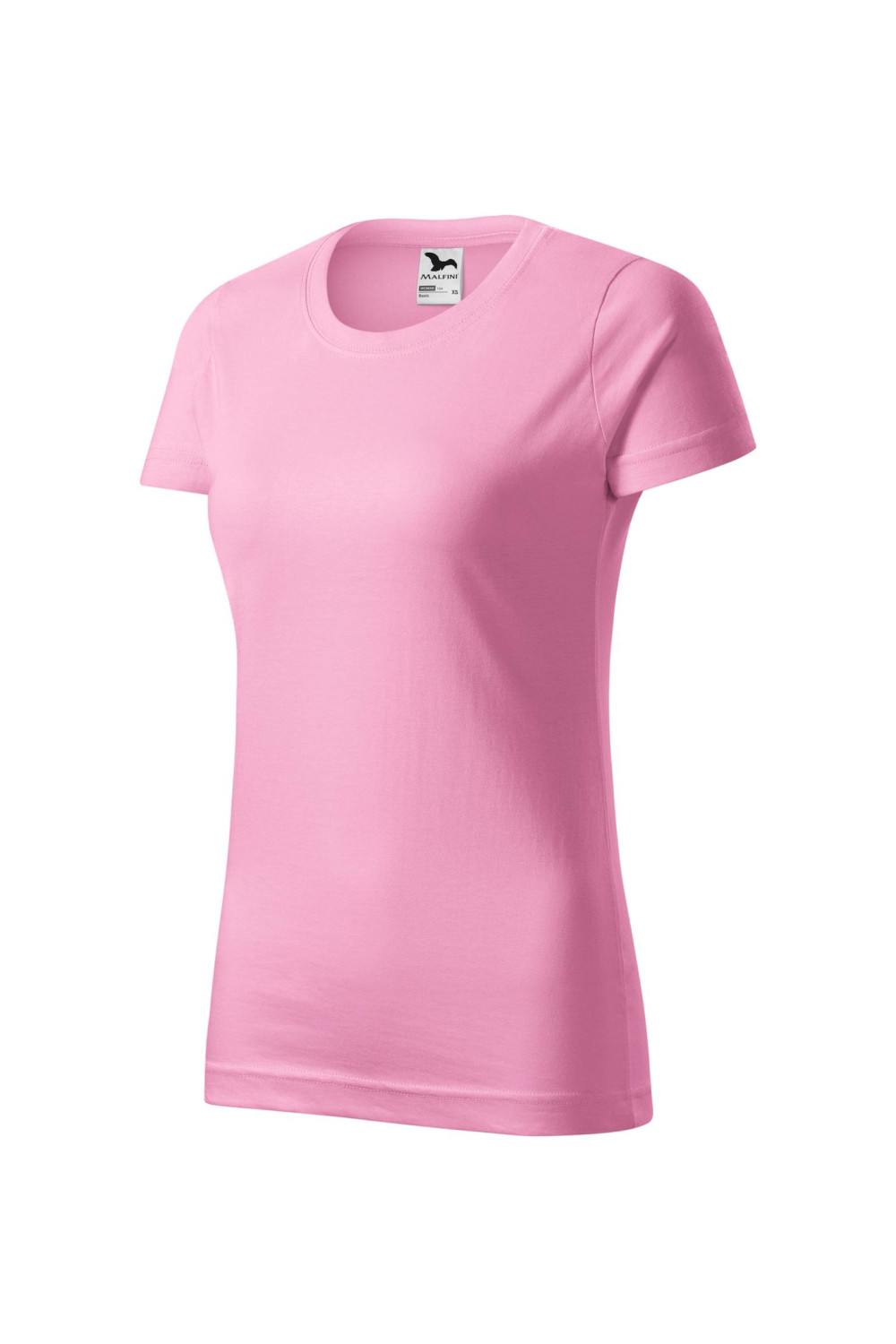 BASIC 134 MALFINI Koszulka damska 100% bawełna t-shirt różowy