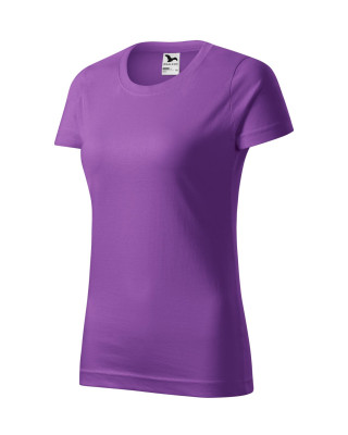 BASIC 134 MALFINI Koszulka damska 100% bawełna t-shirt fioletowy
