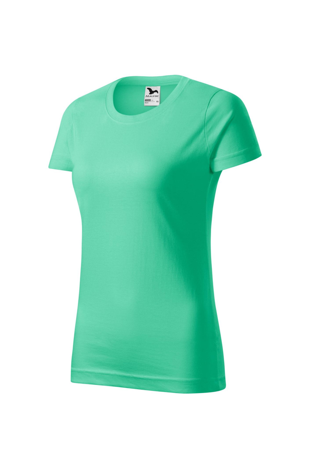 BASIC 134 MALFINI Koszulka damska 100% bawełna t-shirt miętowy