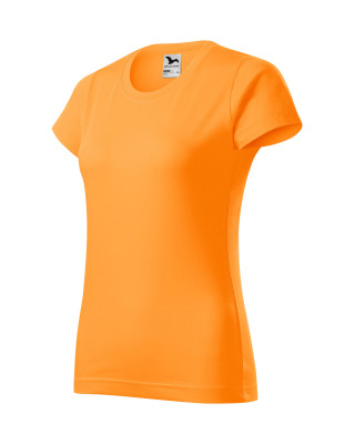 BASIC 134 MALFINI Koszulka damska 100% bawełna t-shirt mandarynkowy