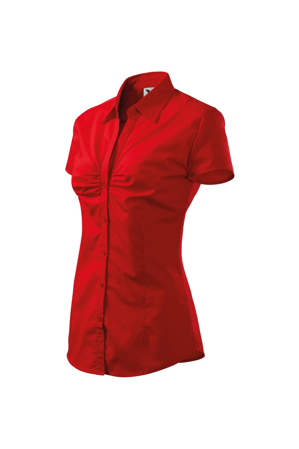 Koszula damska krótki rękaw 100% bawełna CHIC 214 koszule czerwony