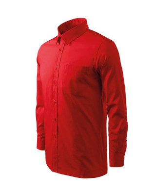 Koszula męska, długi rękaw. 100 % bawełna 209 koszule czerwony