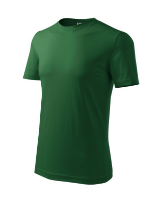 Koszulka męska 100% bawełna CLASSIC 132 zieleń butelkowa