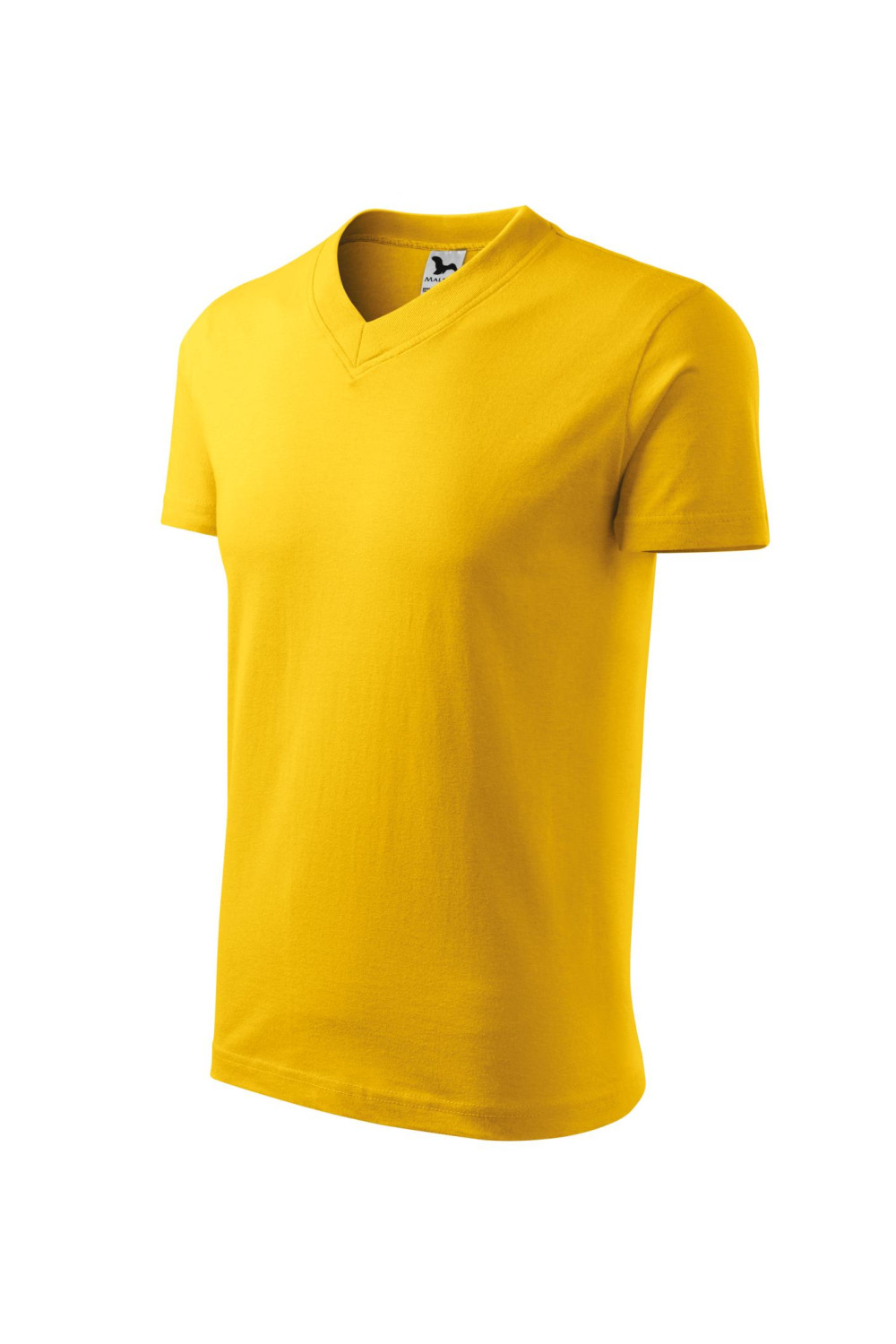 V-NECK 102 MALFINI Koszulka unisex 100% bawełna t-shirt żółty