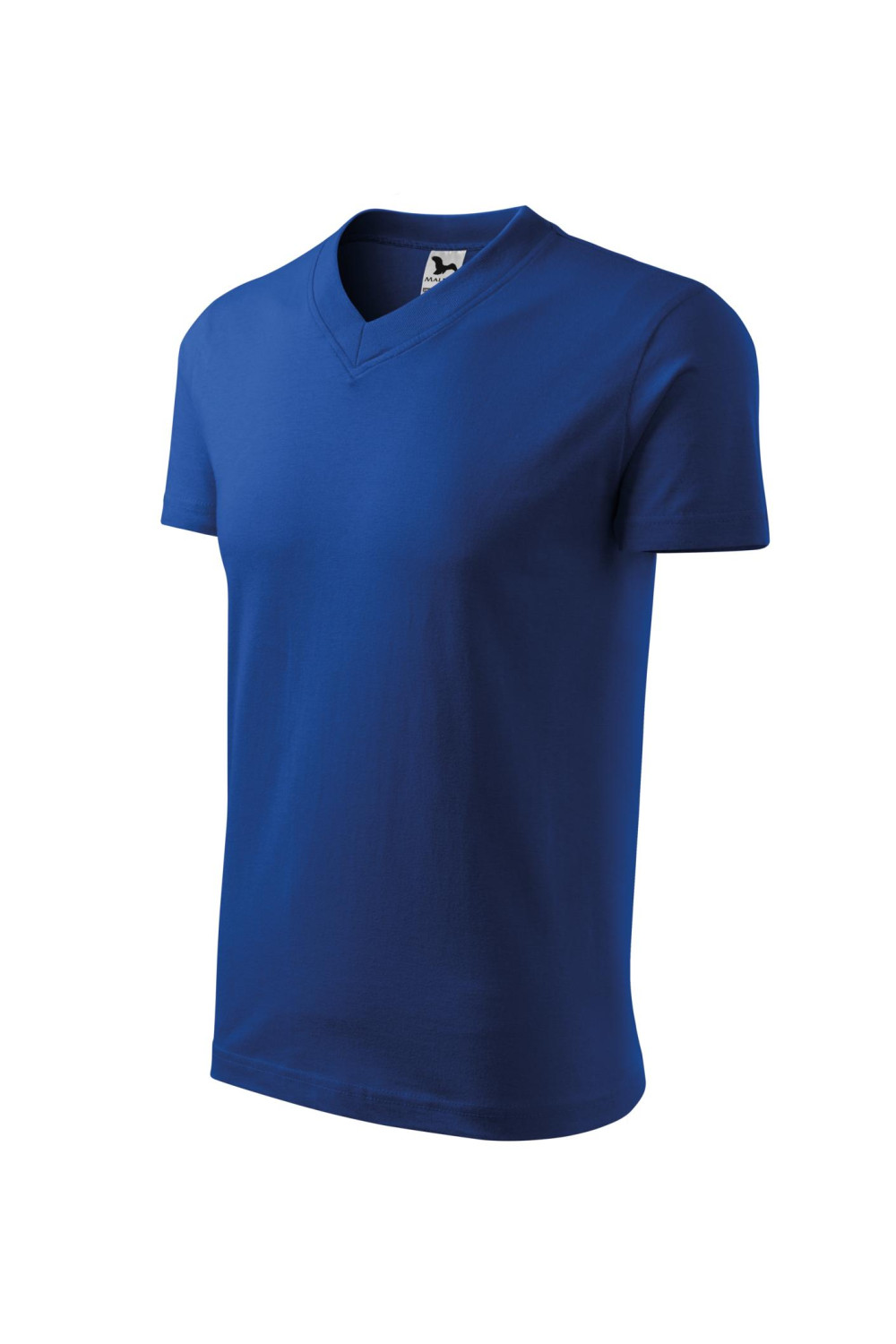 V-NECK 102 MALFINI Koszulka unisex 100% bawełna t-shirt chabrowy
