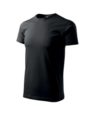 Koszulka męska 100% bawełna BASIC 129  kolor czarny