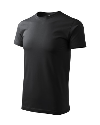 Koszulka męska 100% bawełna BASIC 129  kolor ebony gray