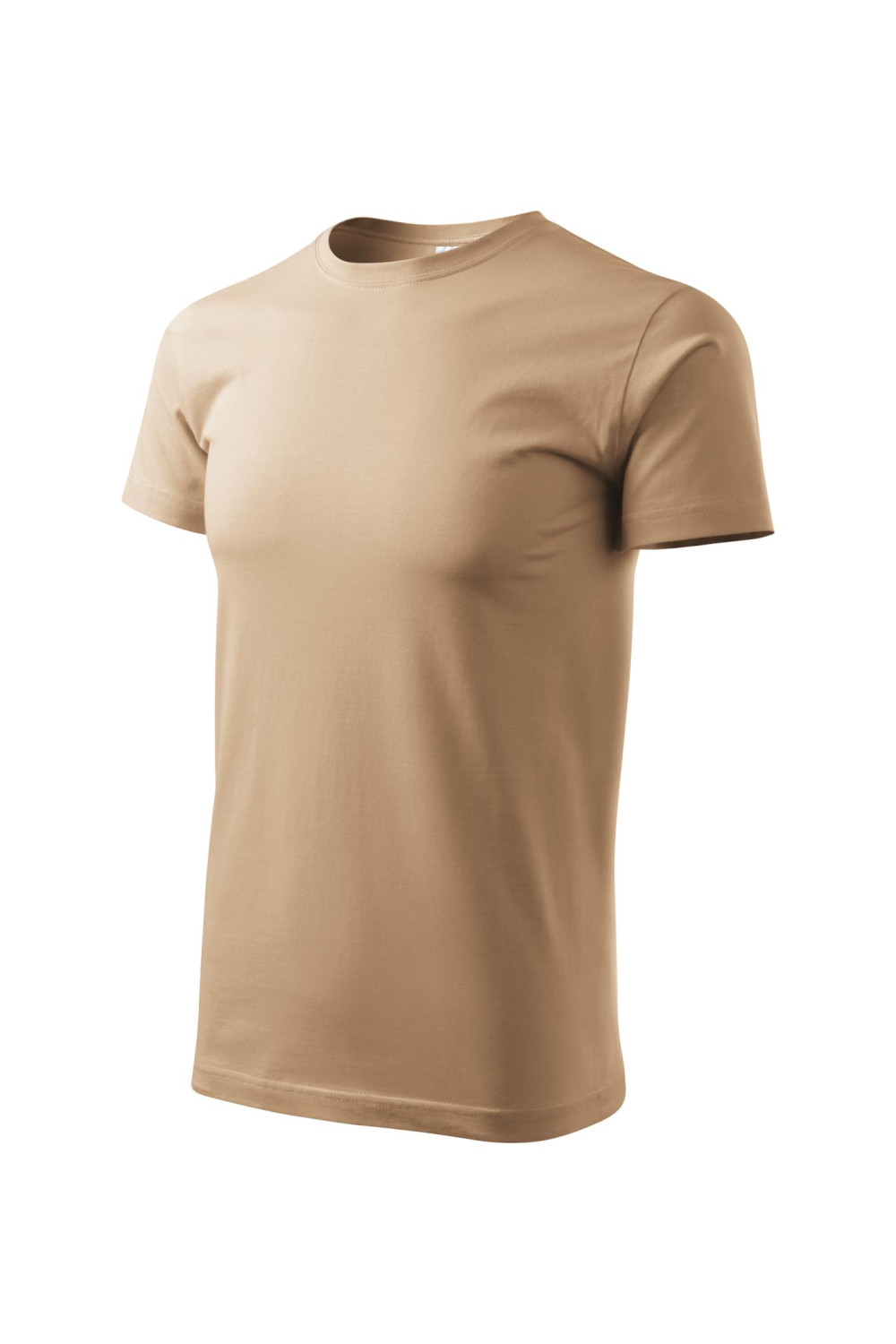 Koszulka męska 100% bawełna BASIC 129  kolor piaskowy