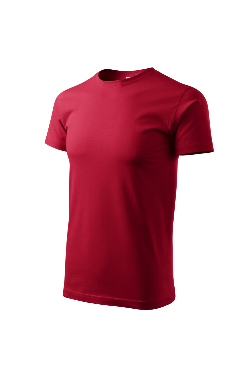 Koszulka męska 100% bawełna BASIC 129  kolor marlboro czerwony