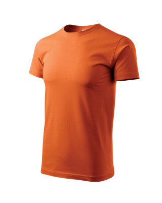 Koszulka męska 100% bawełna BASIC 129  kolor pomarańczowy