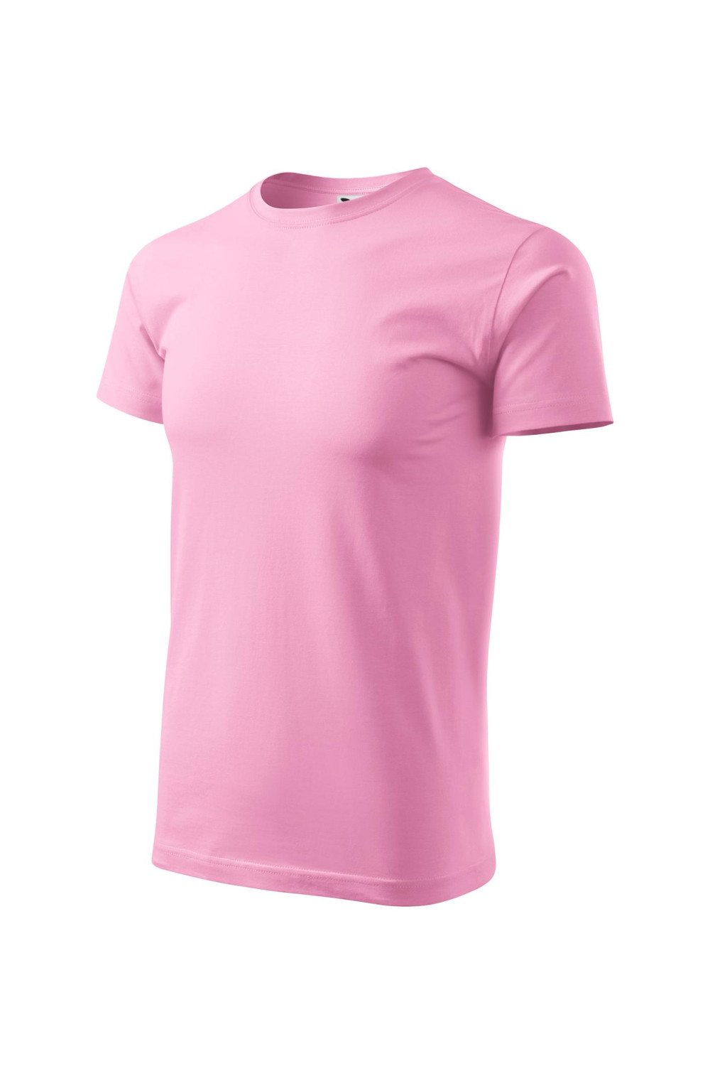 Koszulka męska 100% bawełna BASIC 129  kolor różowy