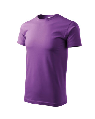 Koszulka męska 100% bawełna BASIC 129  kolor fioletowy