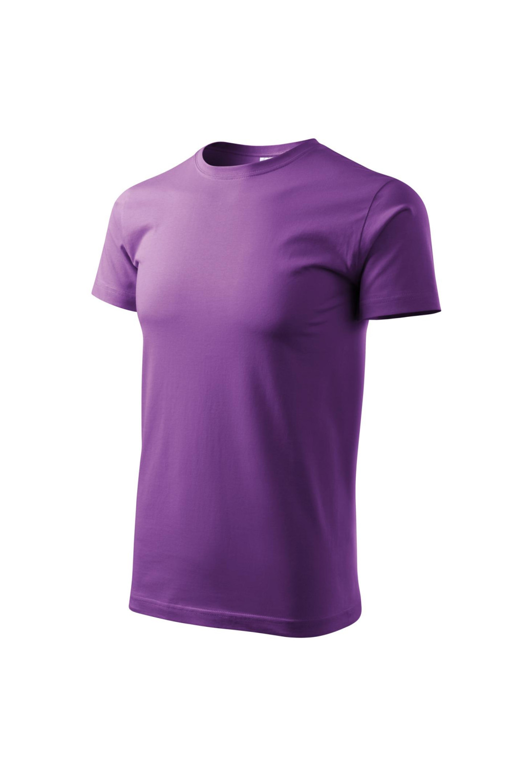 Koszulka męska 100% bawełna BASIC 129  kolor fioletowy