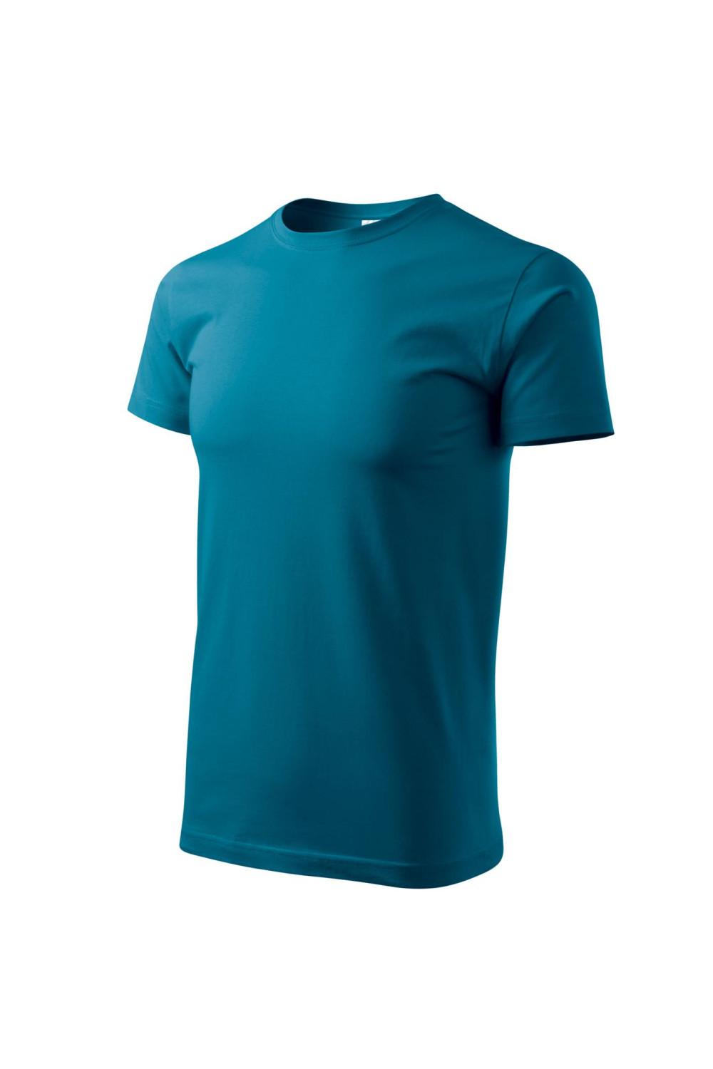 Koszulka męska 100% bawełna BASIC 129  kolor petrol blue