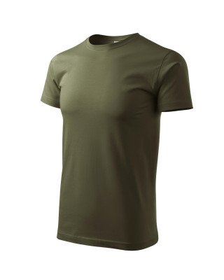 Koszulka męska 100% bawełna BASIC 129  kolor military