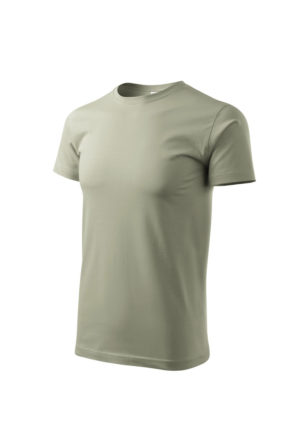 Koszulka męska 100% bawełna BASIC 129  kolor jasny khaki