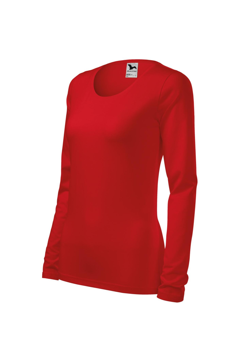 Koszulka damska SLIM długi rękaw 139 czerwony