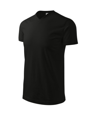 HEAVY V-NECK 111 MALFINI Koszulka 100% bawełna t-shirt czarny