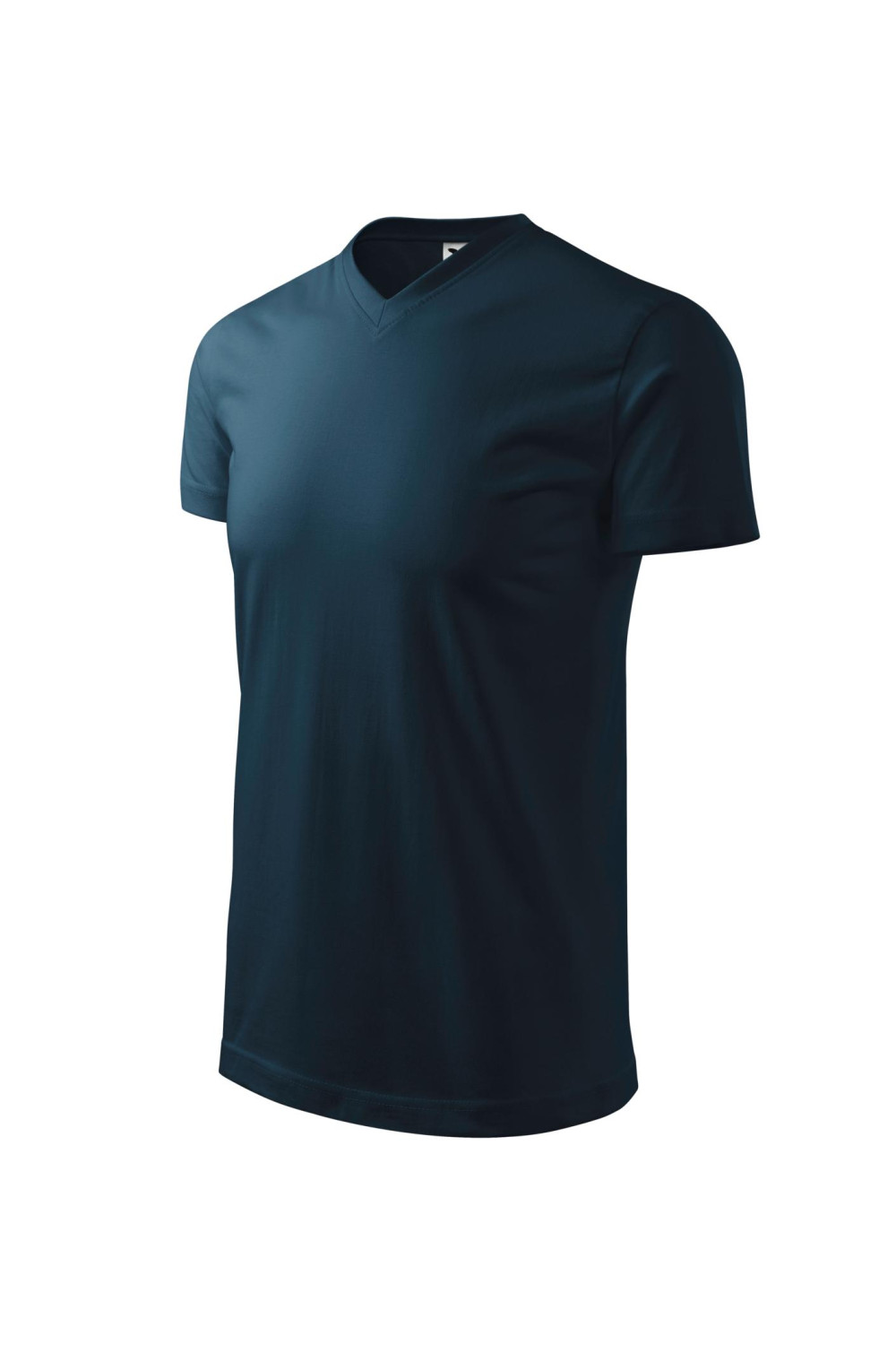 HEAVY V-NECK 111 MALFINI Koszulka 100% bawełna t-shirt granatowy
