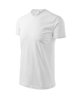 HEAVY V-NECK 111 MALFINI Koszulka 100% bawełna t-shirt biały