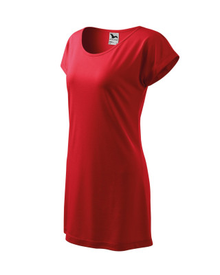 Koszulka/sukienka 123 LOVE koszulki / T-shirt /  czerwony