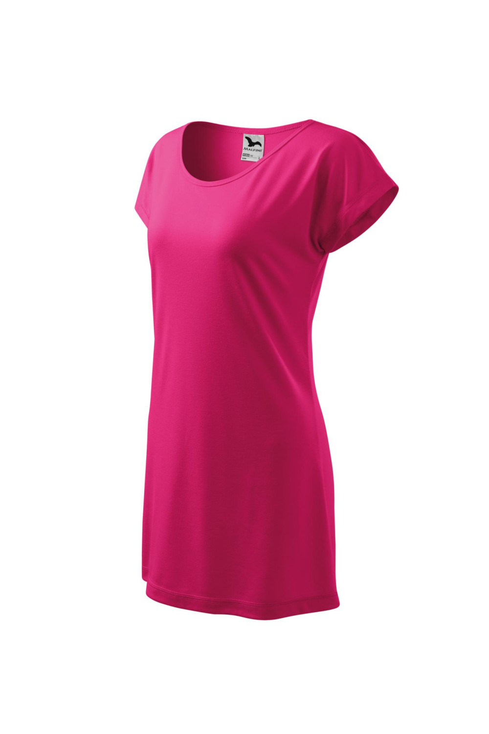 Koszulka/sukienka 123 LOVE koszulki / T-shirt /  czerwień purpurowa