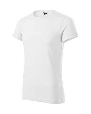 FUSION 163 MALFINI ADLER Koszulka męska melanżowa biały