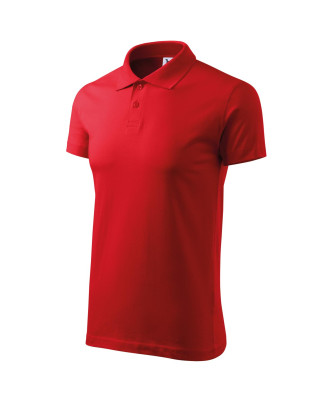 SINGLE J. 202 MALFINI ADLER Koszulka Polo męska 100% bawełna czerwony