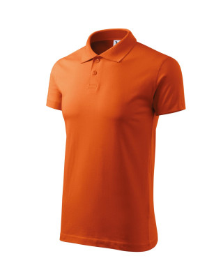 SINGLE J. 202 MALFINI ADLER Koszulka Polo męska 100% bawełna pomarańczowy