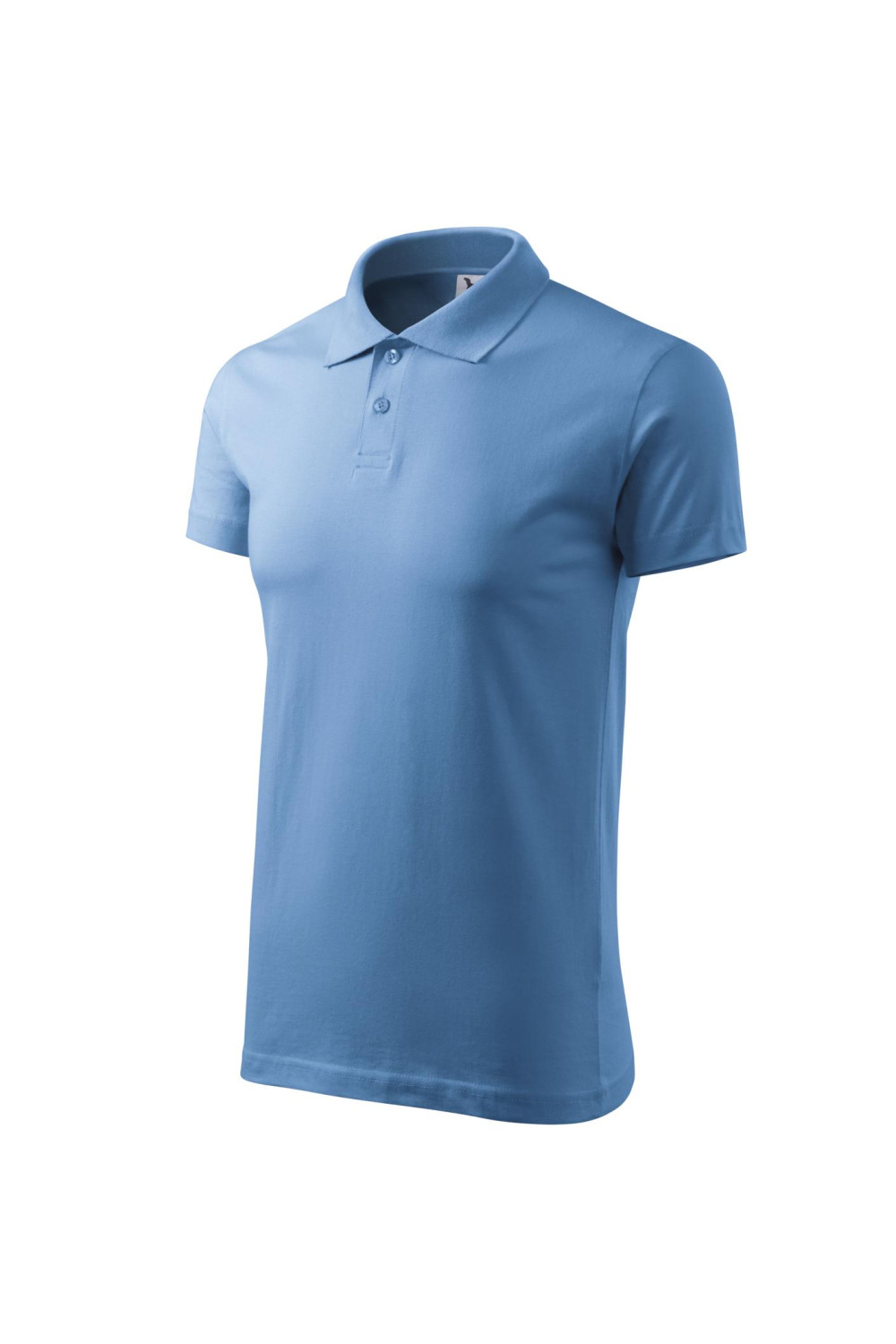 SINGLE J. 202 MALFINI ADLER Koszulka Polo męska 100% bawełna błękitny
