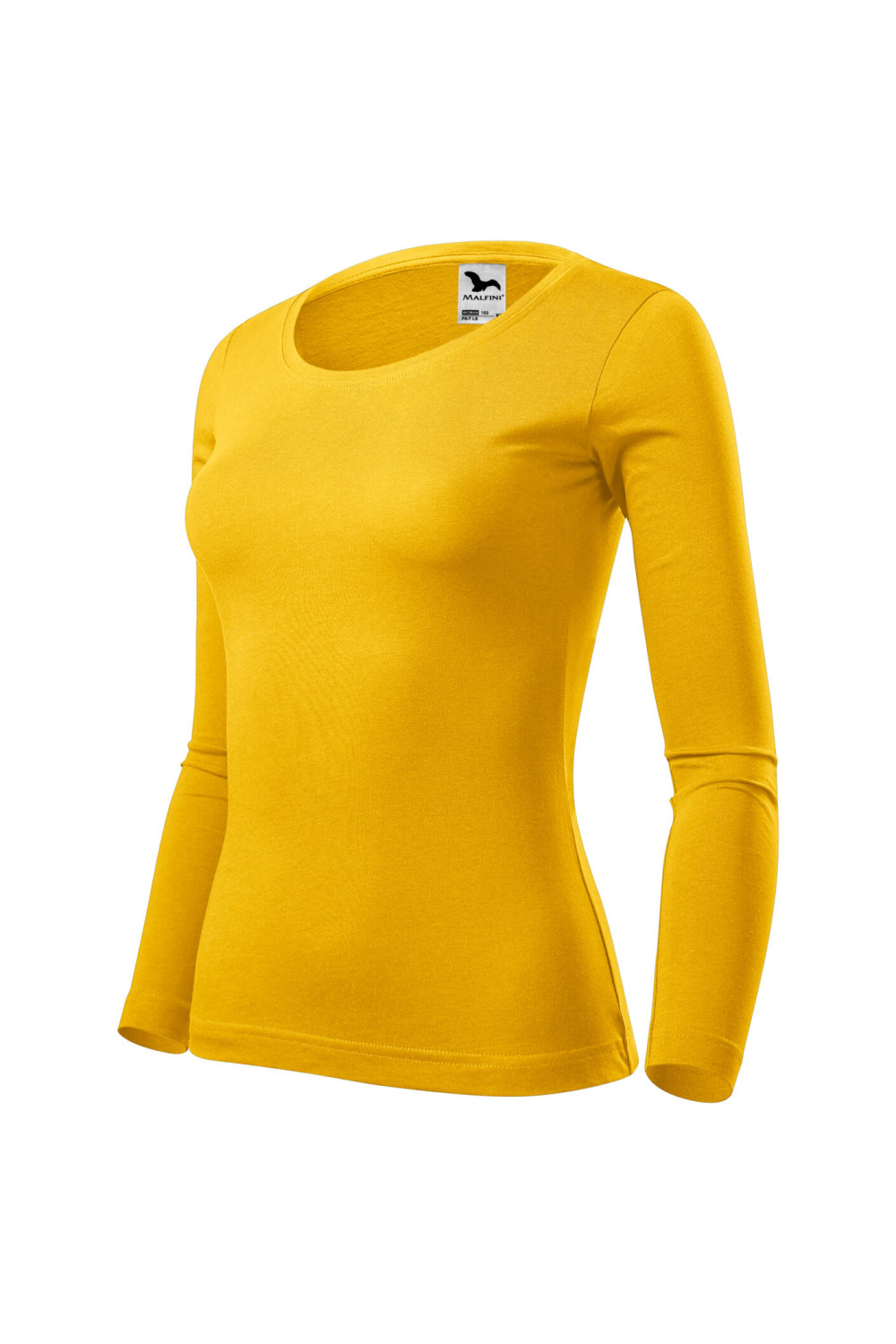 FIT-T LS 169 MALFINI ADLER Koszulka damska z długim rękawem bawełna żółty