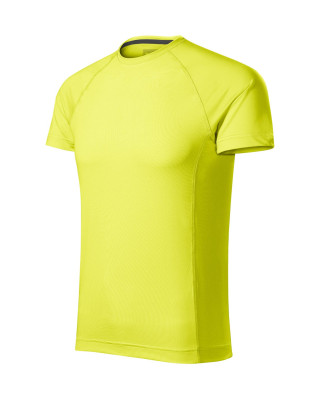 DESTINY 175 MALFINI ADLER Sportowa koszulka męska t-shirt neon yellow