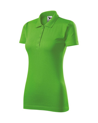 SINGLE J. 223 MALFINI ADLER Koszulka polo damska klasyczna 100% bawełna green apple