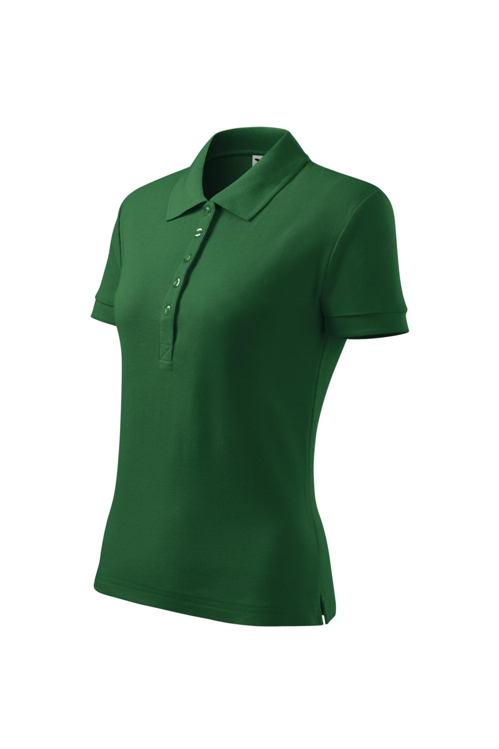 COTTON 213 MALFINI ADLER Koszulka Polo damska klasyczna 100% bawełna zieleń butelkowa