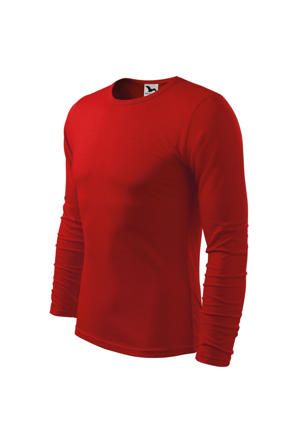 FIT-T LS 119 MALFINI ADLER Koszulka męska fitness z długim rękawem 100% bawełna czerwony