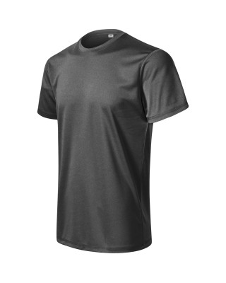 CHANCE (GRS) 810 MALFINI ADLER Koszulka męska t-shirt sportowy czarny melanż