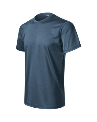CHANCE (GRS) 810 MALFINI ADLER Koszulka męska t-shirt sportowy ciemny denim melanż