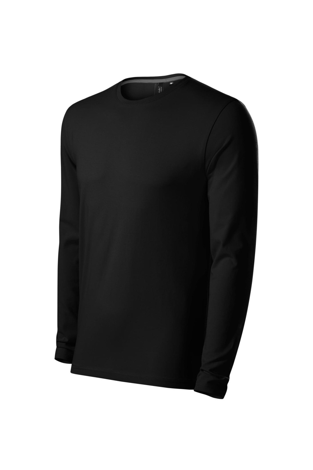 BRAVE 155 MALFINI ADLER Koszulka męska fitness z długim rękawem bawełna z elastanem czarny